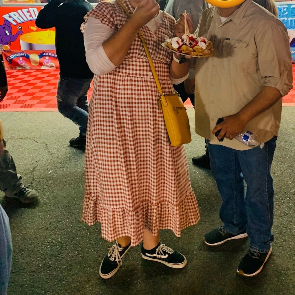 🧡Cute Gingham Dress🤍 - Picture 4 of 4